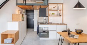 Desain Interior Apartemen Studio Minimalis
