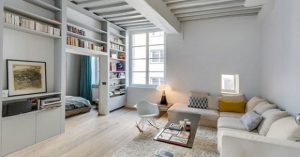 Desain Interior Apartemen Studio Minimalis