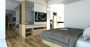 model desain kamar apartemen