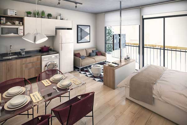 desain apartemen milenial