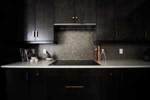desain dapur industrial apartemen