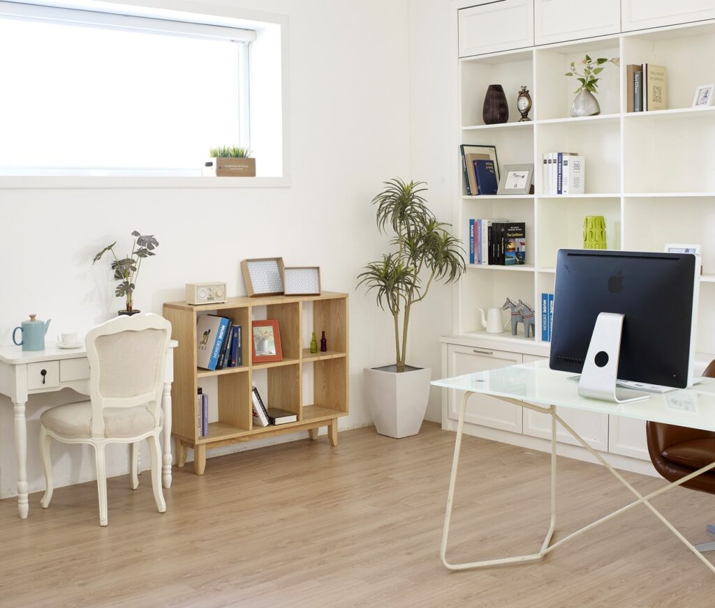 cara desain kantor apartemen minimalis