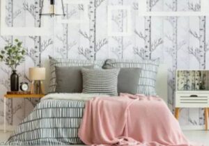 Wallpaper Dinding Kamar Tidur Romantis