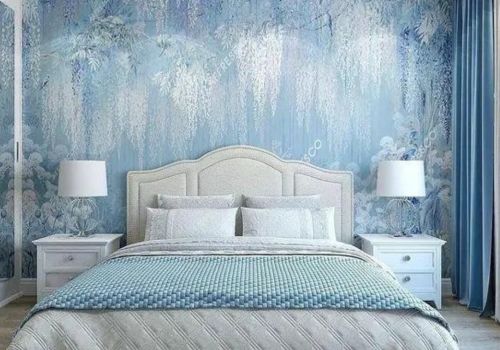 Wallpaper Dinding Kamar Tidur Romantis