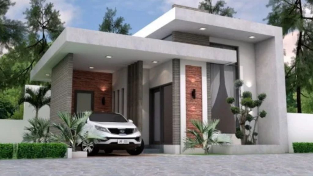 Model Rumah Minimalis Pintu 1