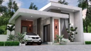 Model Rumah Minimalis Pintu 1