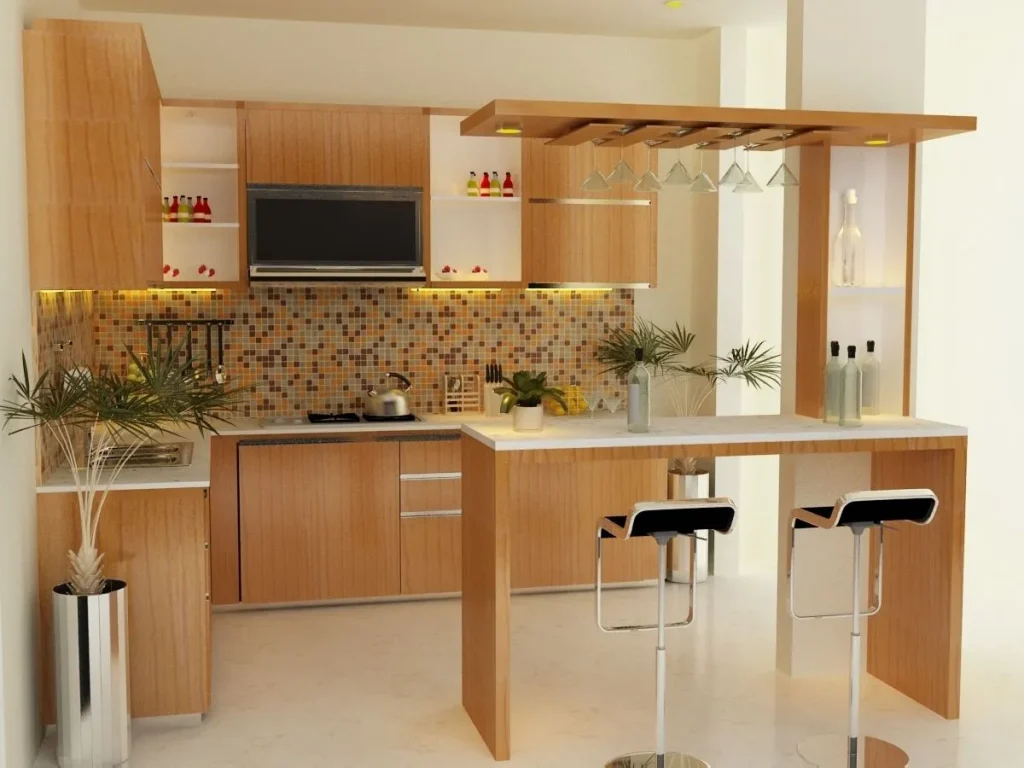 contoh mini bar dapur kecil