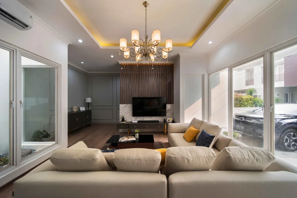 interior ruang tamu modern