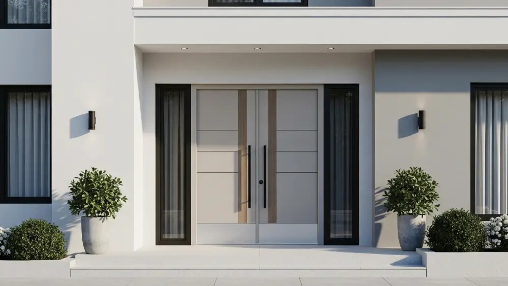 model pintu depan rumah 2 pintu