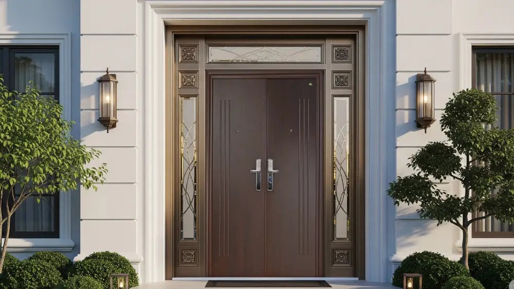 model pintu depan rumah 2 pintu