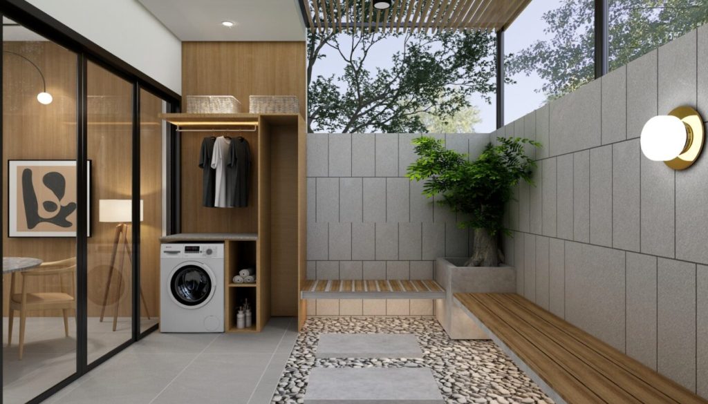 ruang cuci jemur lantai 2