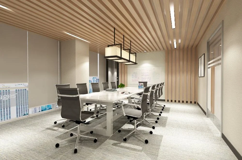 Interior Kantor Mewah Graha Famili Surabaya