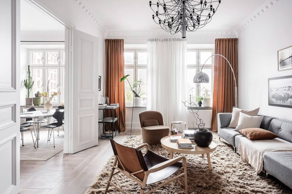 Interior Ruang Tamu Scandinavian