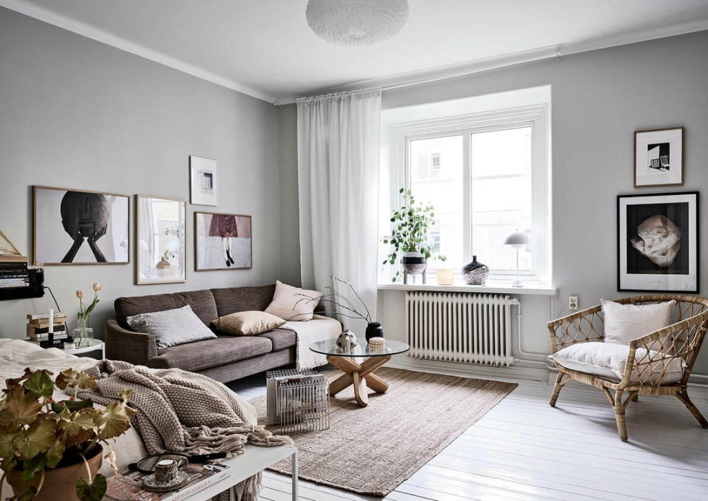 Interior Ruang Tamu Scandinavian