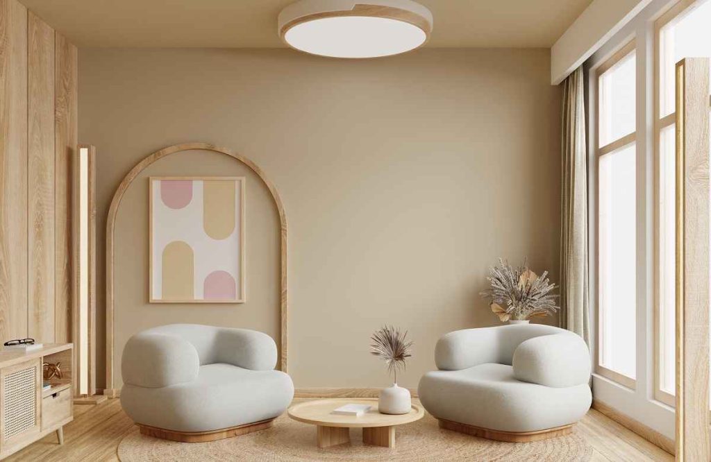 cara memilih warna cat ruang tamu