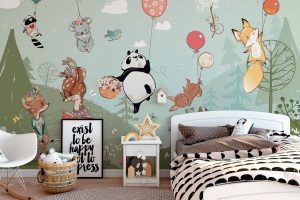 Ide wallpaper dinding kamar anak