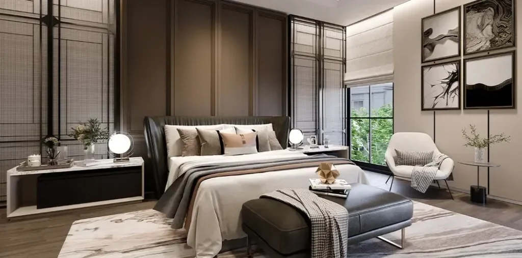 inspirasi desain kamar tidur utama mewah