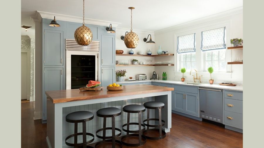 Interior Dapur American Style Rungkut Surabaya