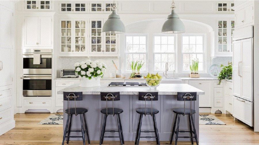 Interior Dapur American Style Rungkut Surabaya