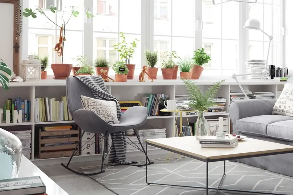 Interior Rumah Scandinavian Citraland Surabaya