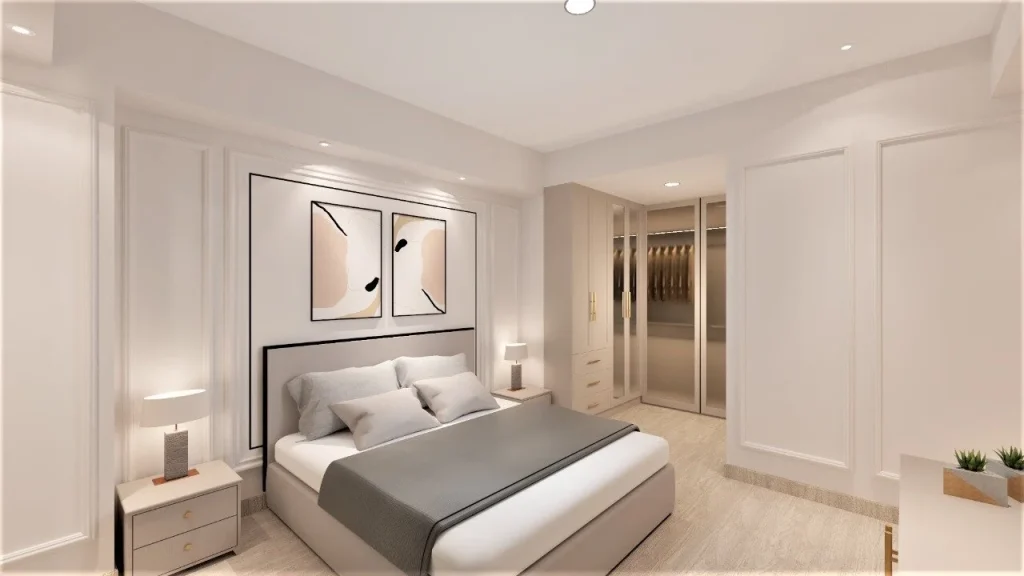 Paket Interior Kamar Apartemen Gunawangsa Surabaya American Style