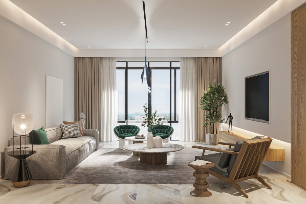 Paket Interior Rumah Apartemen Puncak Rapi