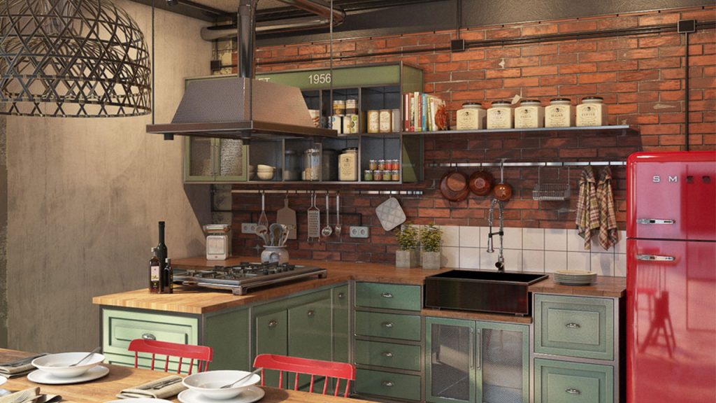 Biaya Interior Dapur Industrial Wiyung Surabaya