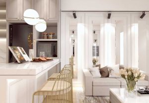 Harga Interior Custom American Style Apartemen Educity Surabaya