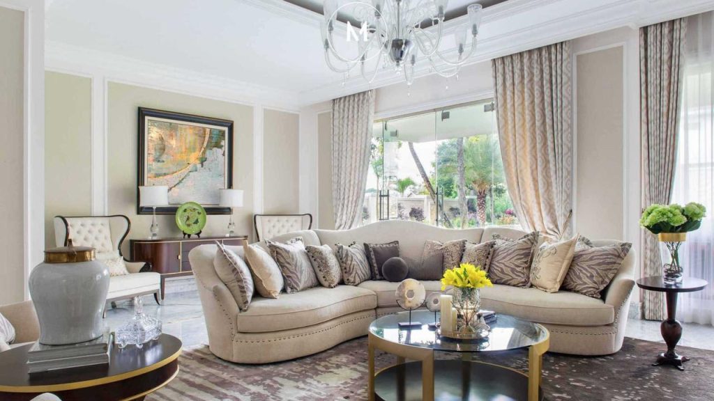 Harga Interior Ruang Tamu Wonokromo Klasik
