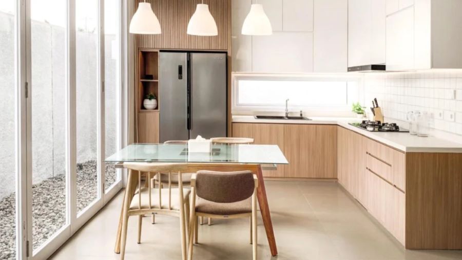 Interior Dapur Japandi Gresik