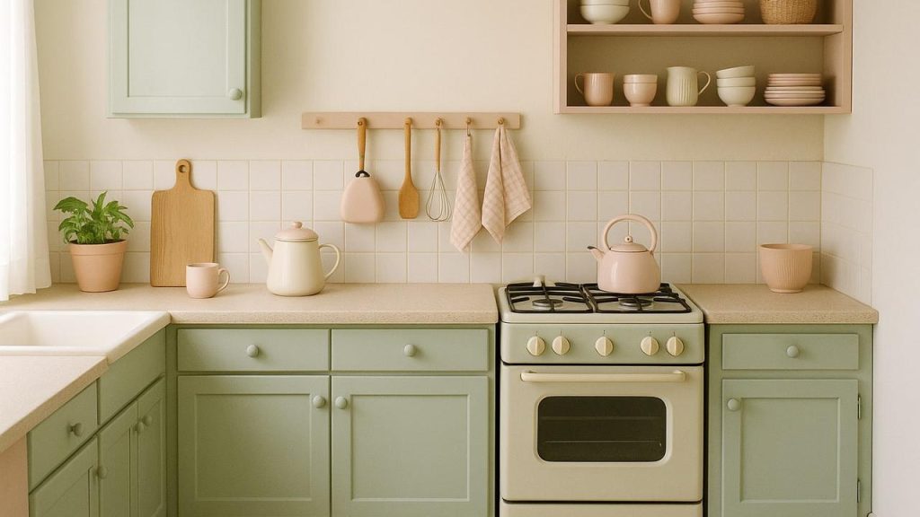 Paket Interior Dapur Klasik Apartemen Gunawangsa Surabaya
