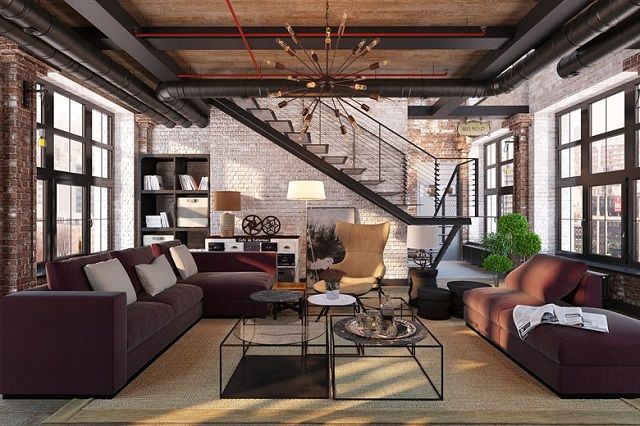 Paket Interior Ruang Tamu Apartemen Gunawangsa Surabaya Industrial