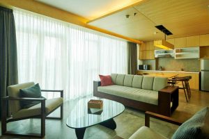 Paket Interior Ruang Tamu Apartemen Gunawangsa Surabaya Industrial