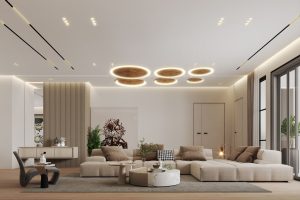 Custom Interior Ruang Tamu Aesthetic Surabaya