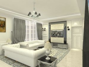 Desain Interior American Style Wiyung Surabaya