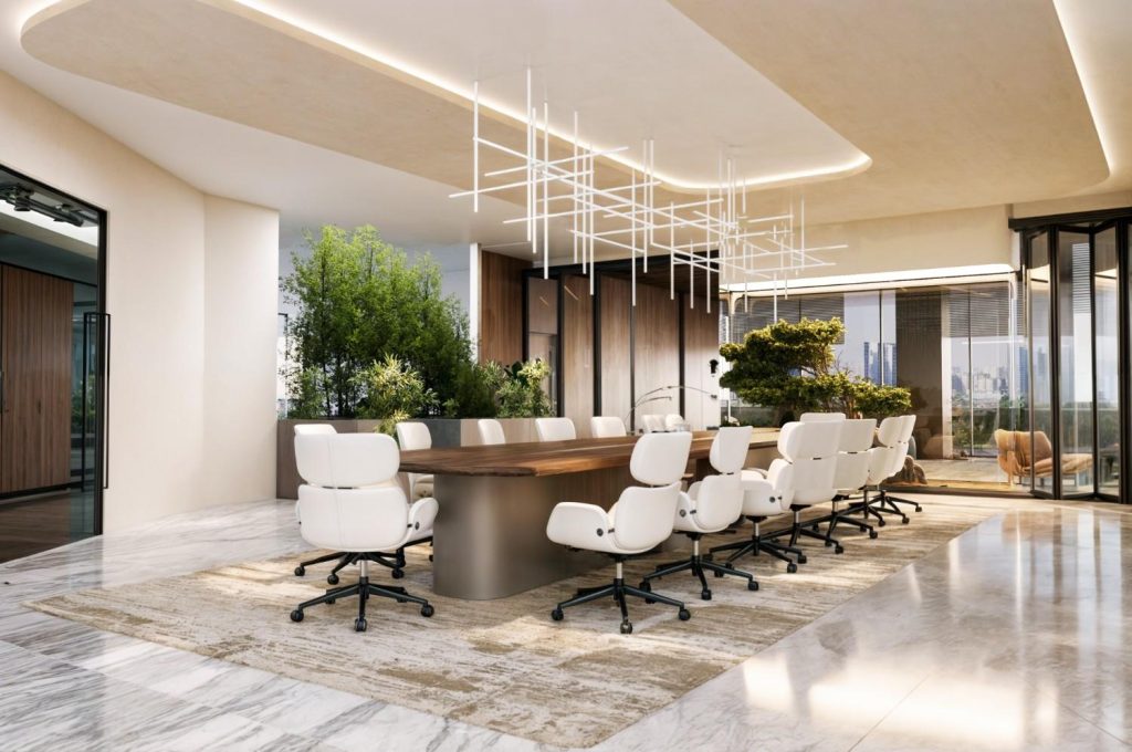 Interior Kantor Premium Graha Famili Surabaya