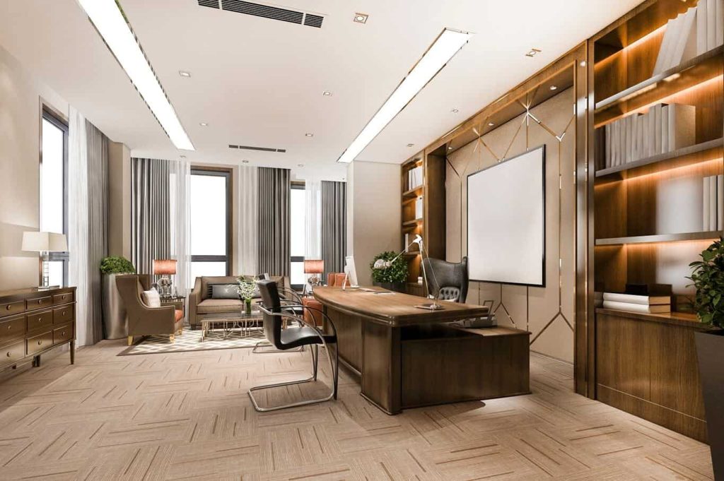 Interior Kantor Premium Graha Famili Surabaya