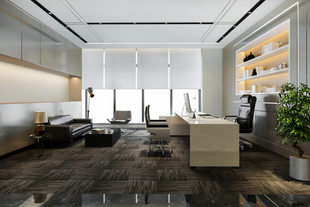 Interior Kantor Premium Graha Famili Surabaya