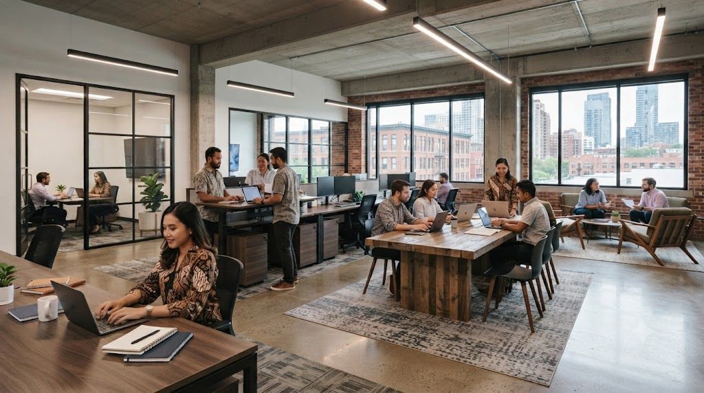 Jasa Interior Kantor American Style Surabaya Utara