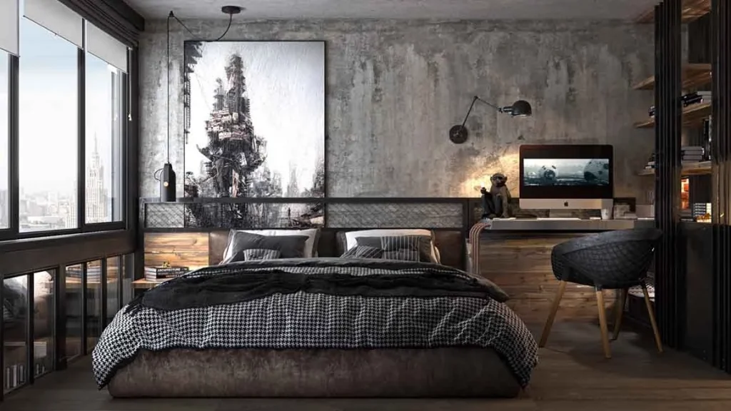 Paket Interior Kamar Industrial Apartemen Benson Surabaya