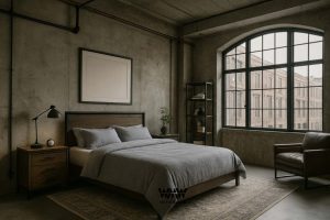 Paket Interior Kamar Industrial Apartemen Benson Surabaya