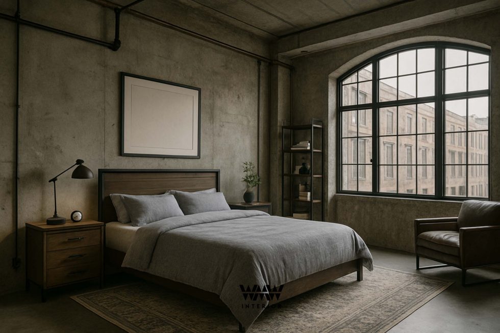 Paket Interior Kamar Industrial Apartemen Benson Surabaya