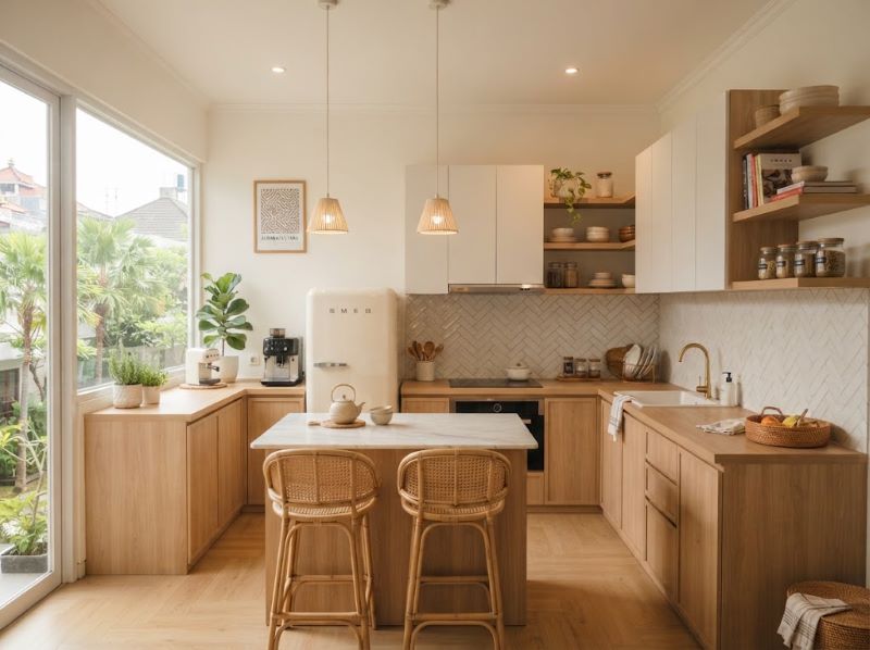 Biaya Interior Dapur Surabaya Utara Scandinavian