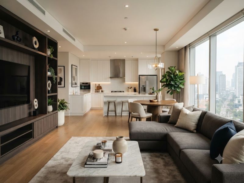 Harga Desain Interior Profesional Apartemen Puncak