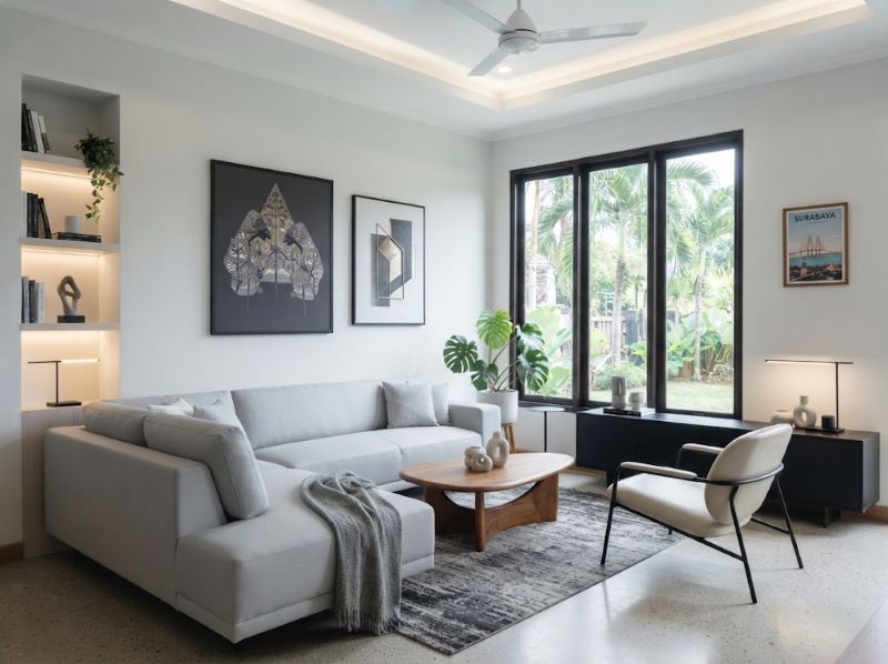 Interior Ruang Tamu Minimalis Surabaya