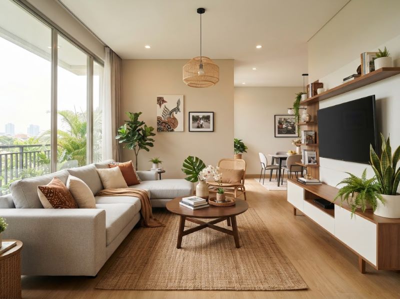 Interior Ruang Tamu Minimalis Surabaya