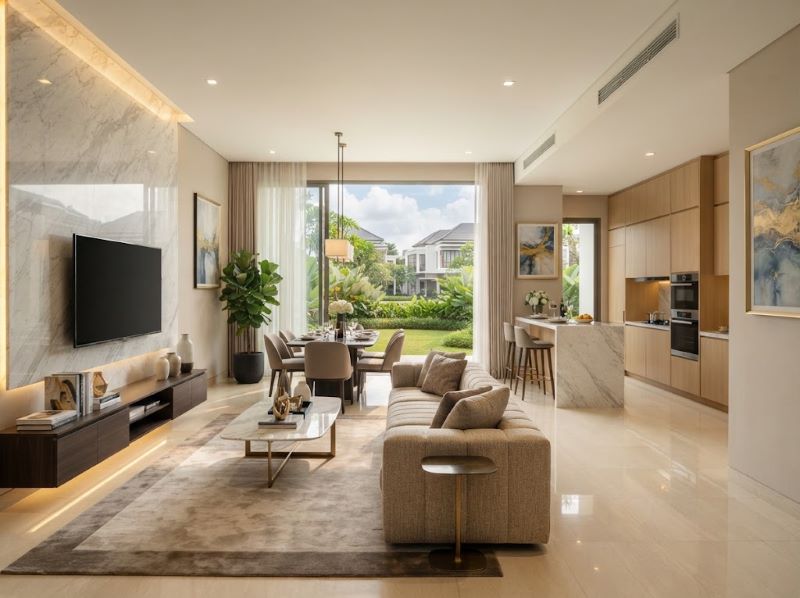 Interior Rumah Pakuwon City Surabaya Premium