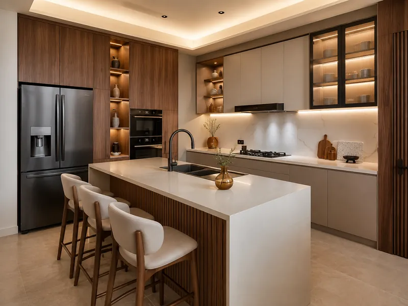 Kitchen set custom modern Pakuwon City Surabaya