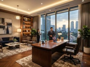 Paket Interior Kantor Elegan Surabaya Pusat