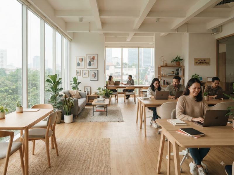 Paket Interior Kantor Scandinavian Surabaya Barat